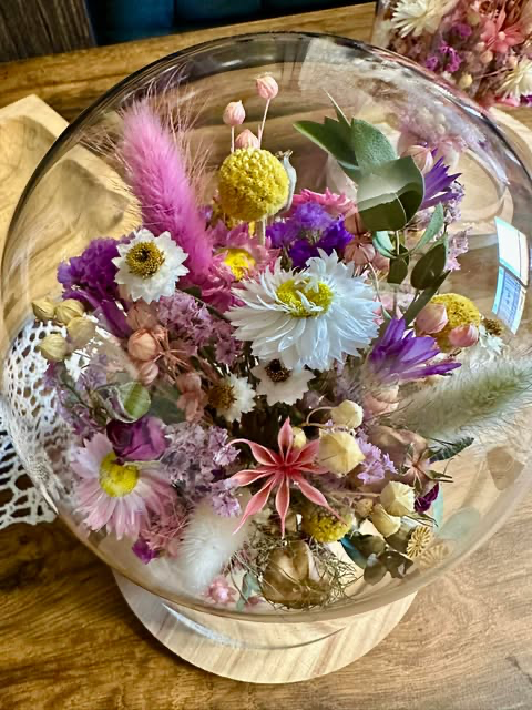 Łąka w szkle kolorowa